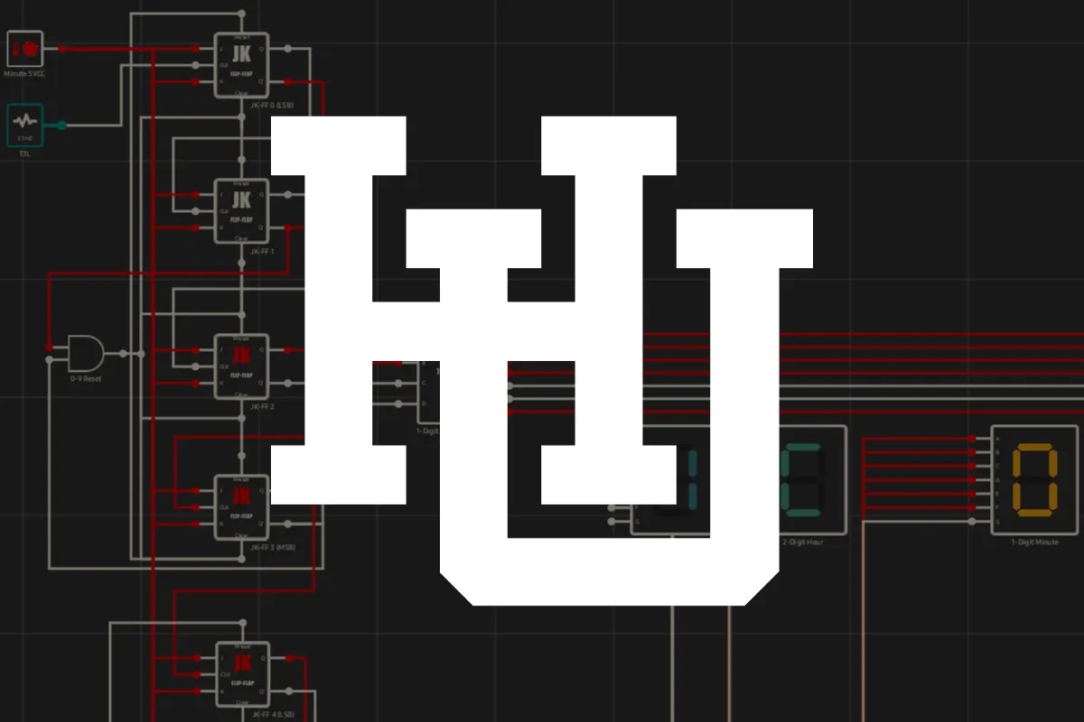 Logic Gates Digital Clock